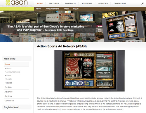 ASAN — Action Sports Advertising Network